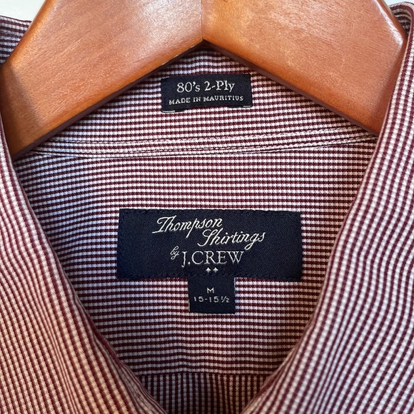 J Crew mean 80’s 2-ply medium 15-15 1/2 Button Down Shirt - Picture 3 of 5